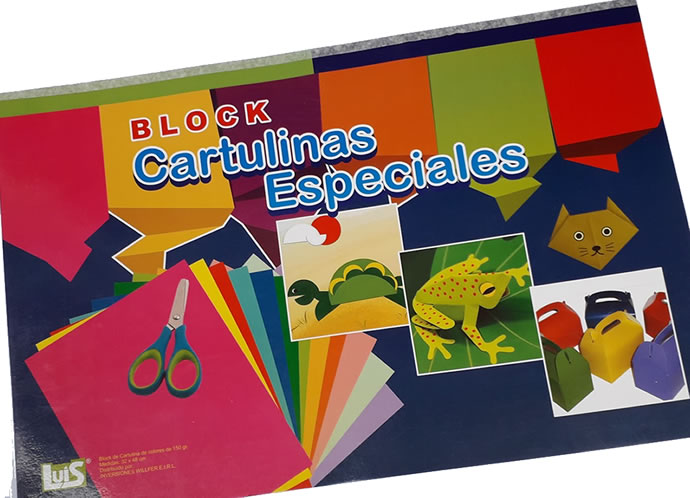 Block Cartulinas Especiales